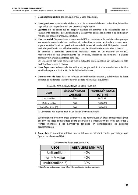 instrumento de desarrollo urbano - Mpsm.gob.pe