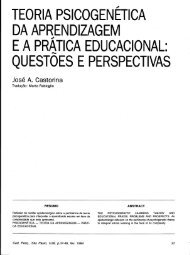 teoria psicogenetica da aprendizagem ea pratica educacional