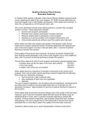 Parent Survey Results - Executive Summary - Boulder Valley School ...