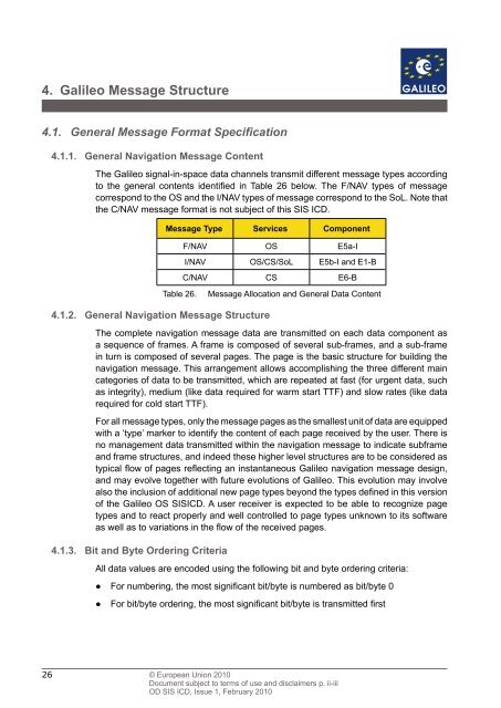 Galileo OS SIS ICD.indd - GSA - Europa