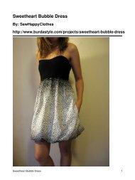 Sweetheart Bubble Dress - BurdaStyle.com