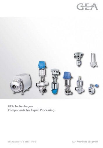 GEA Tuchenhagen Components For Liquid Processing