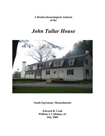 John Tullar House, South Egremont - Hudson Valley Vernacular ...