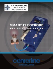 CenterLine Smart Electrode Brochure - T. J. Snow