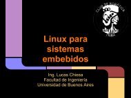 Linux para sistemas embebidos - Simposio Argentino de Sistemas ...