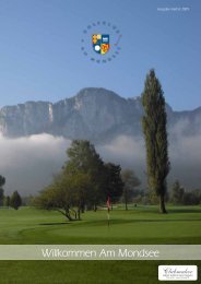 Club Magazin Ausgabe 2 2009 - Golfclub Mondsee