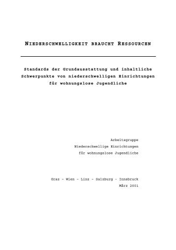 NIEDERSCHWELLIGKEIT BRAUCHT RESSOURCEN  - Helix