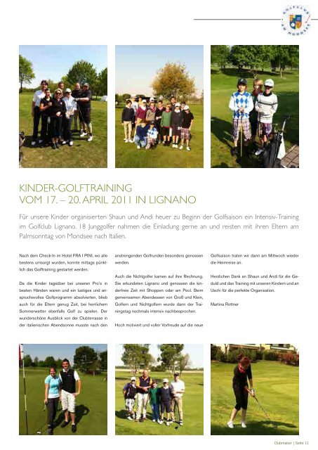 AB 2011 - Golfclub Mondsee