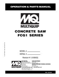 FCG1 CONCRETE SAW - RenTrain