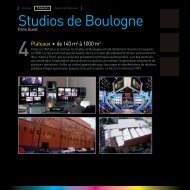 Brochure studios de Boulogne - Euro Media France