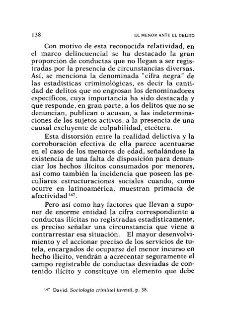 El Menor ante el Delito - Derecho Penal en la Red