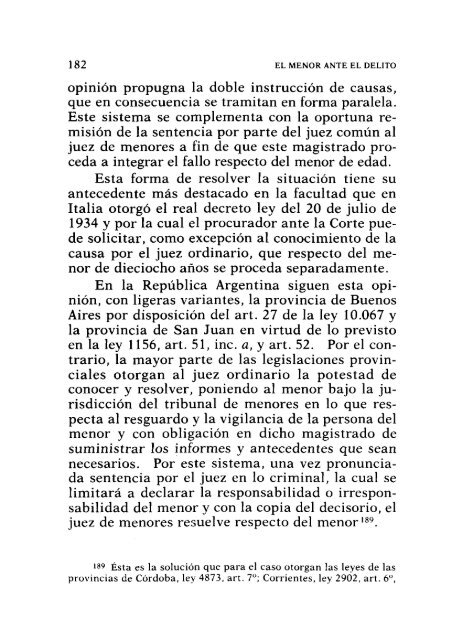 El Menor ante el Delito - Derecho Penal en la Red