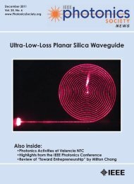 Ultra-Low-Loss Planar Silica Waveguide - IEEE Photonics Society