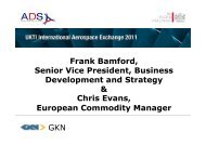 Frank Bamford, Senior Vice President, Business Development and ...