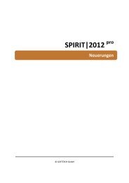 SPIRIT|2012 pro Neuerungen - EBERLE-SYSTEME