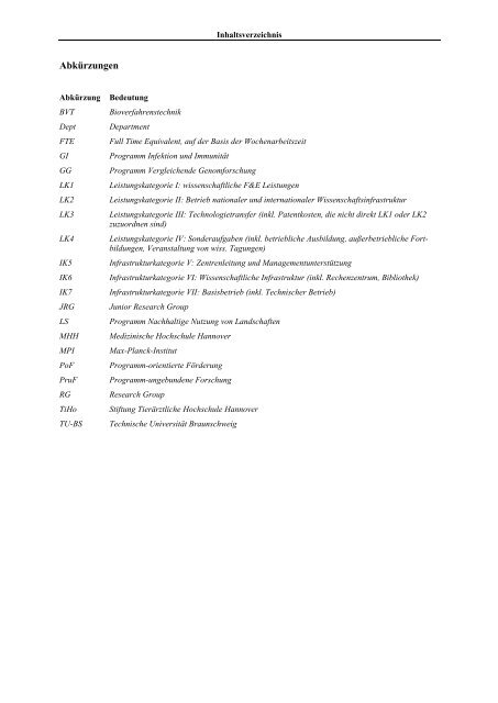 Auszug aus dem Fortschrittsbericht 2005 - Helmholtz-Zentrum für ...