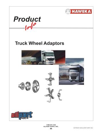 Light Truck Wheel Adaptors - Haweka USA