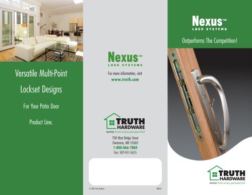 Nexus Multi-Point Locking System - Truth Hardware