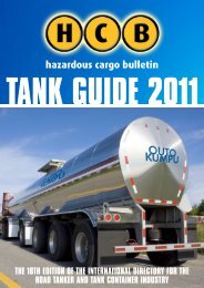 tank container operators - Hazardous Cargo Bulletin