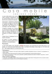 Scheda casa mobile shelbox verde