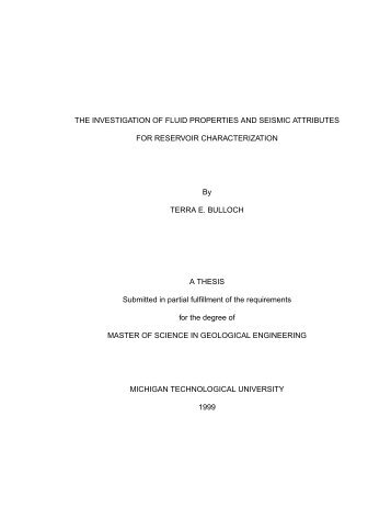Thesis Title/Abstract - Geological & Mining Engineering & Sciences ...