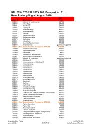 STL 285 / STS 282 / STX 280, Prospekt Nr. 81,  Neue ... - Hermap AG