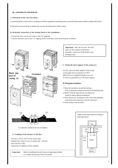 KALINA ARLEQUIN 3 C Cast iron boiler - klimatika