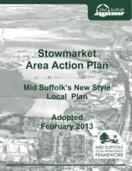 Adopted Stowmarket Area Action Plan - Mid Suffolk District Council