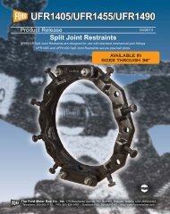 Split Joint Restraints - Ford Meter Box