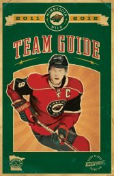 2011-12 Minnesota Wild Team Guide