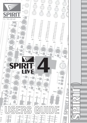 soundcraft spirit live 4.pdf - Free Pro Audio Schematics