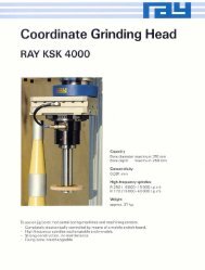 Coordinate Grinding Head RAY KSK 4000