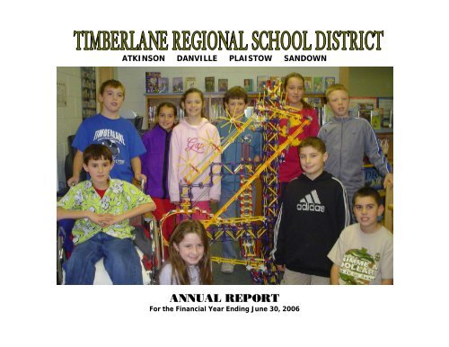 2006 Annual Report - Timberlane Regional School District