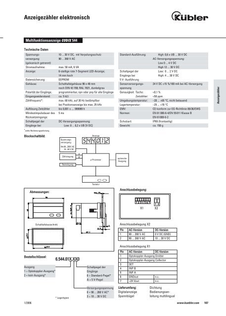 Anzeigezähler elektromechanisch - alles4bau.de