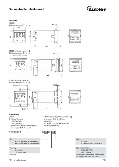 Anzeigezähler elektromechanisch - alles4bau.de