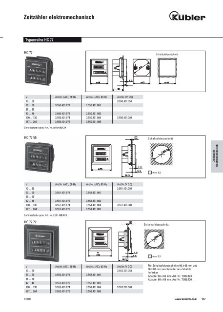 Anzeigezähler elektromechanisch - alles4bau.de