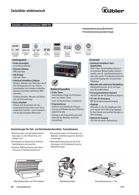 Anzeigezähler elektromechanisch - alles4bau.de