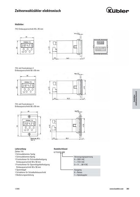 Anzeigezähler elektromechanisch - alles4bau.de