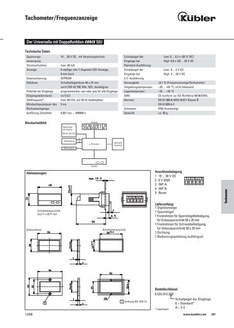 Anzeigezähler elektromechanisch - alles4bau.de