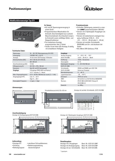 Anzeigezähler elektromechanisch - alles4bau.de