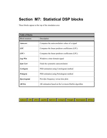 Statistical DSP (pdf) - jdsp