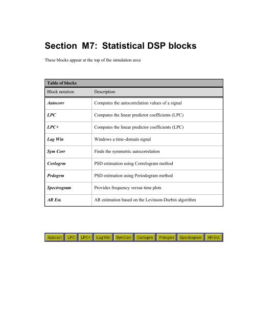 Statistical DSP (pdf) - jdsp