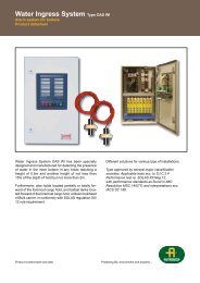 Water Ingress System Type OAS WI - Autronica Fire and Security