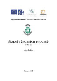 ÅÃ­zenÃ­ vÃ½robnÃ­ch procesÅ¯ - Personalizace vÃ½uky prostÅednictvÃ­m e ...