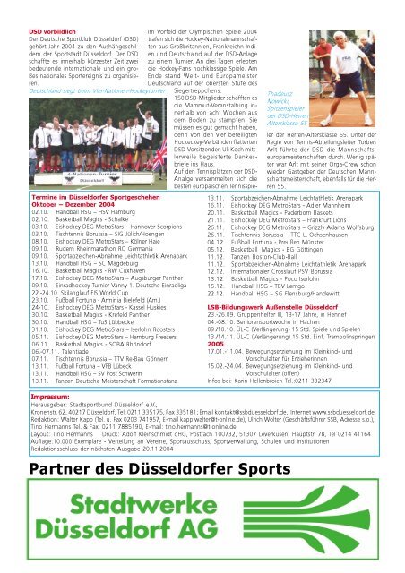 Olympic Adventure Camp - Stadtsportbund Düsseldorf