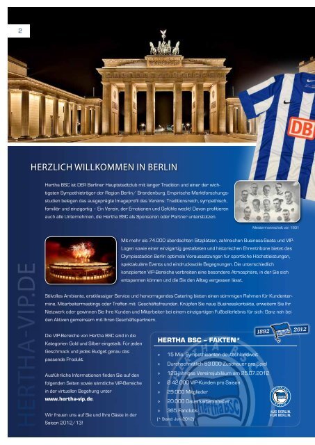 VIP-HOSPITALITY HERTHA BSC