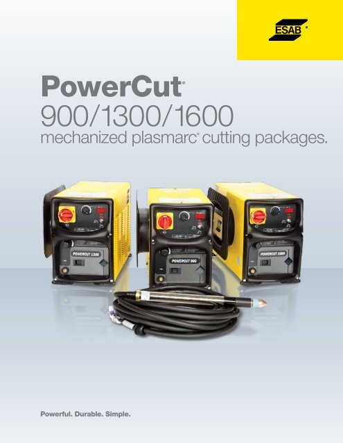 PowerCutÂ® - ESAB Welding & Cutting Products