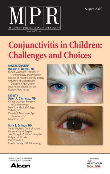 Conjunctivitis in Children: Challenges and Choices - MPR