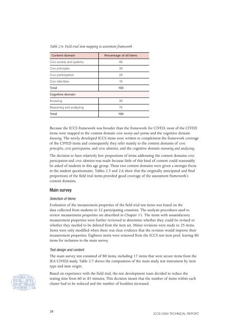 ICCS 2009 Technical Report - IEA