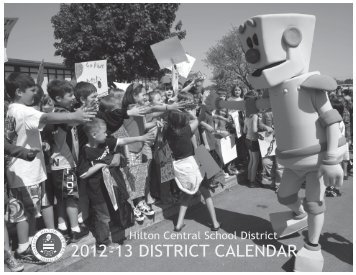 2012-13 DISTRICT CALENDAR - Hilton Central School District